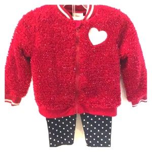 Wonder Nation Hearts, Clouds & Rainbow 3 piece set